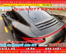 DÁN ĐỔI MÀU porsche đen nhôm mờ đẹp nhất dán ô tô chuyên nghiệp wrap car decal xe hơi cao cấp nhàn decal decaltrangtrixe79 decal candy nhôm xướt chrome chuyển màu tem xe đẹp giá rẻ dán ô tô tp hcm_51954